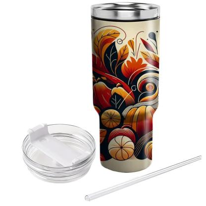 Timeless Embrace - A Unique Thanksgiving  Tumbler Cups