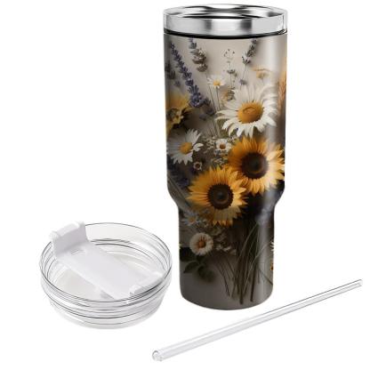 Rustic Country Blooms  Tumbler Cups