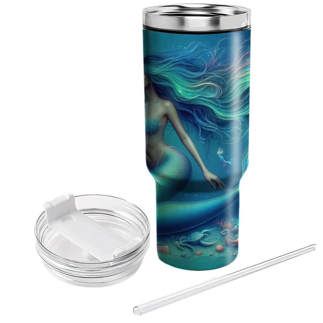 Mystical Mermaid Encounter  Travel Tumblers
