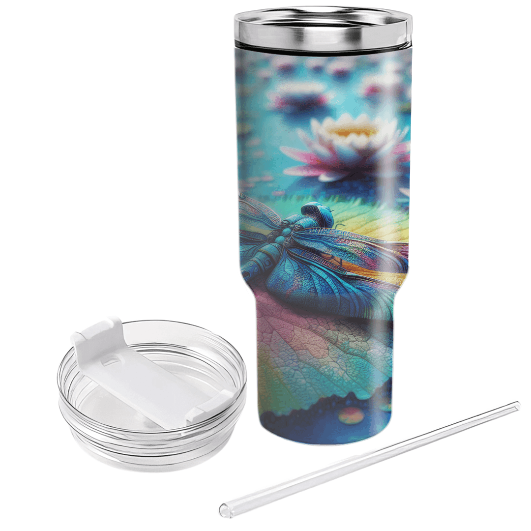 Dazzling Dragonfly Delight  Decorative Tumblers