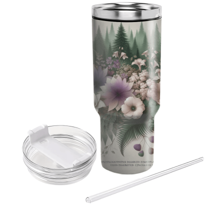 Enchanted Forest Blooms  Tumblers With Lids