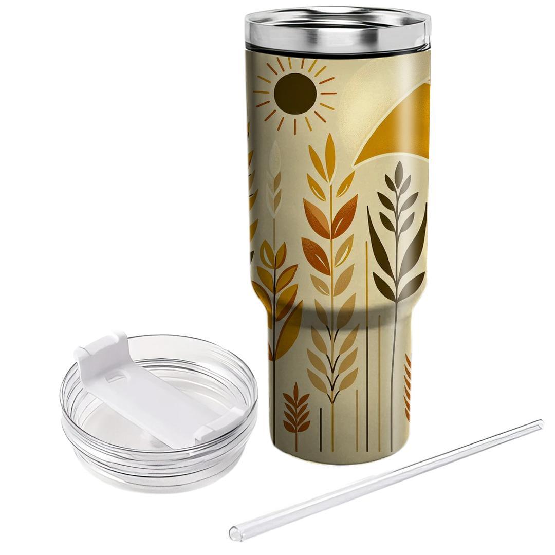 Golden Grains And Sunshine  Decorative Tumblers
