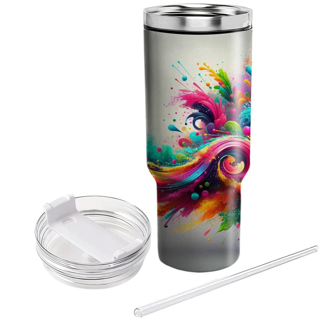 Colors Of Change - Holi Festival  Insulated Tumblers