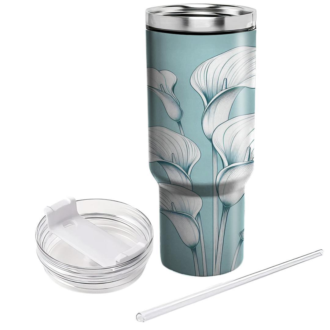 Graceful Calla Lily Essence  Unique Tumblers