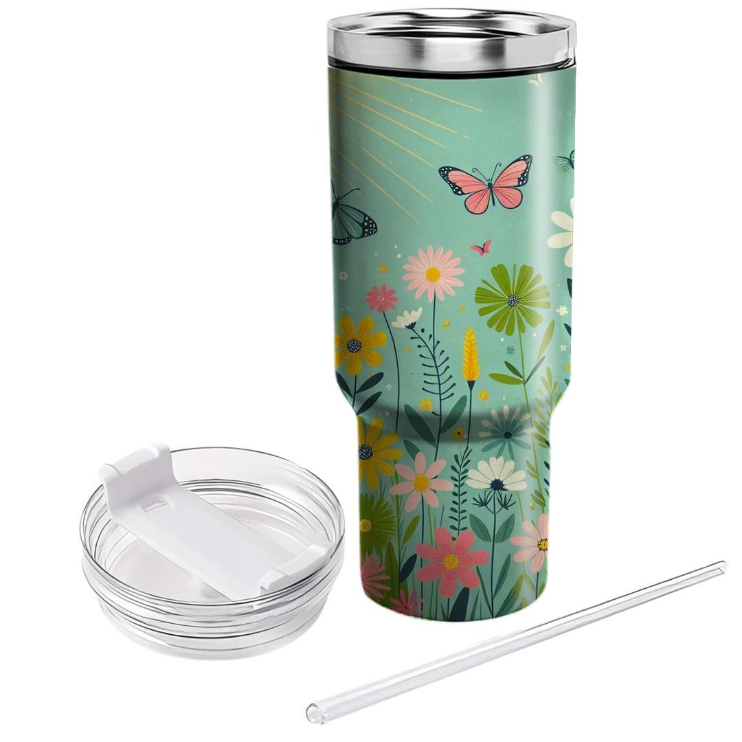 Spring Awakening Meadows  Tumblers With Lids