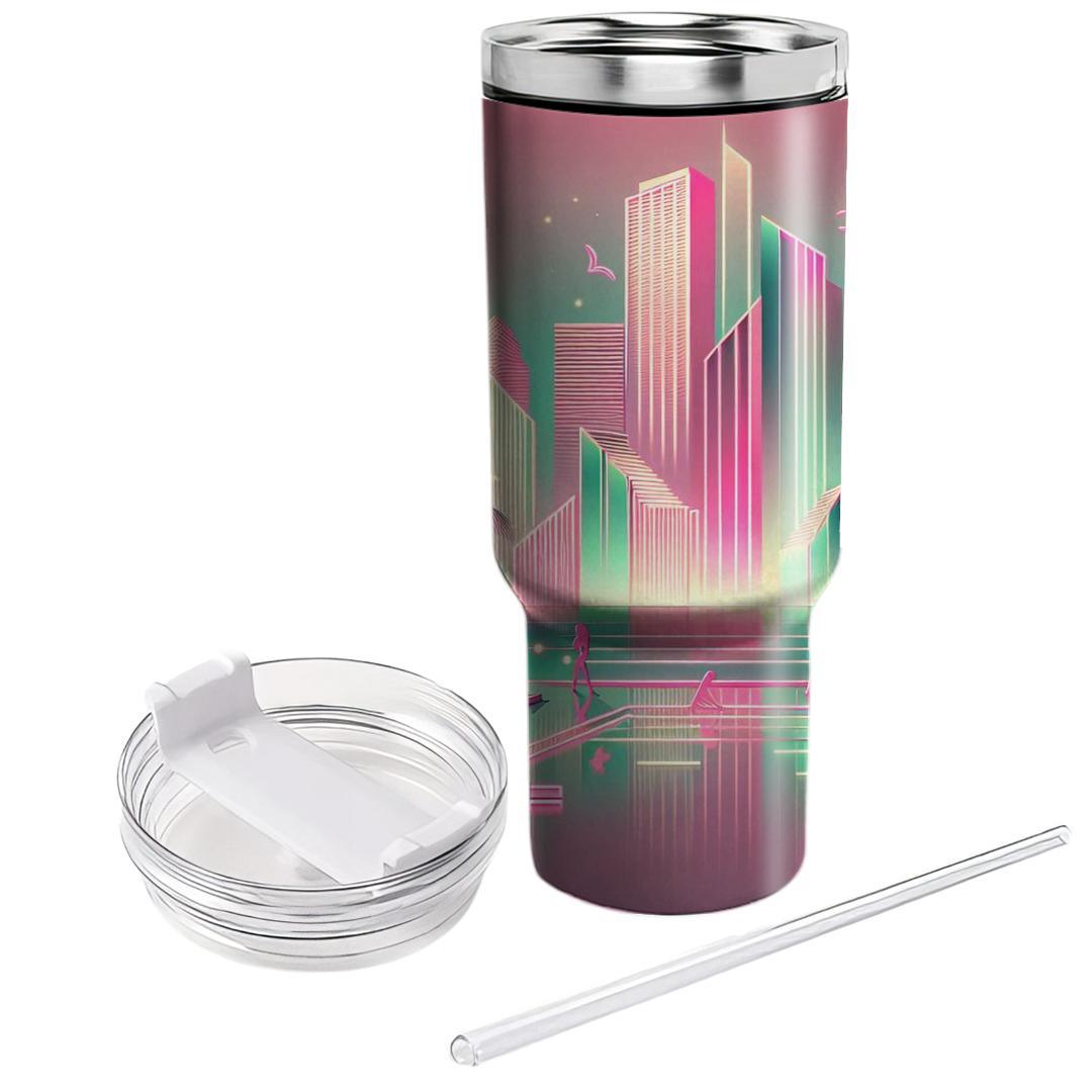 Miami Vice Glam  Unique Tumblers