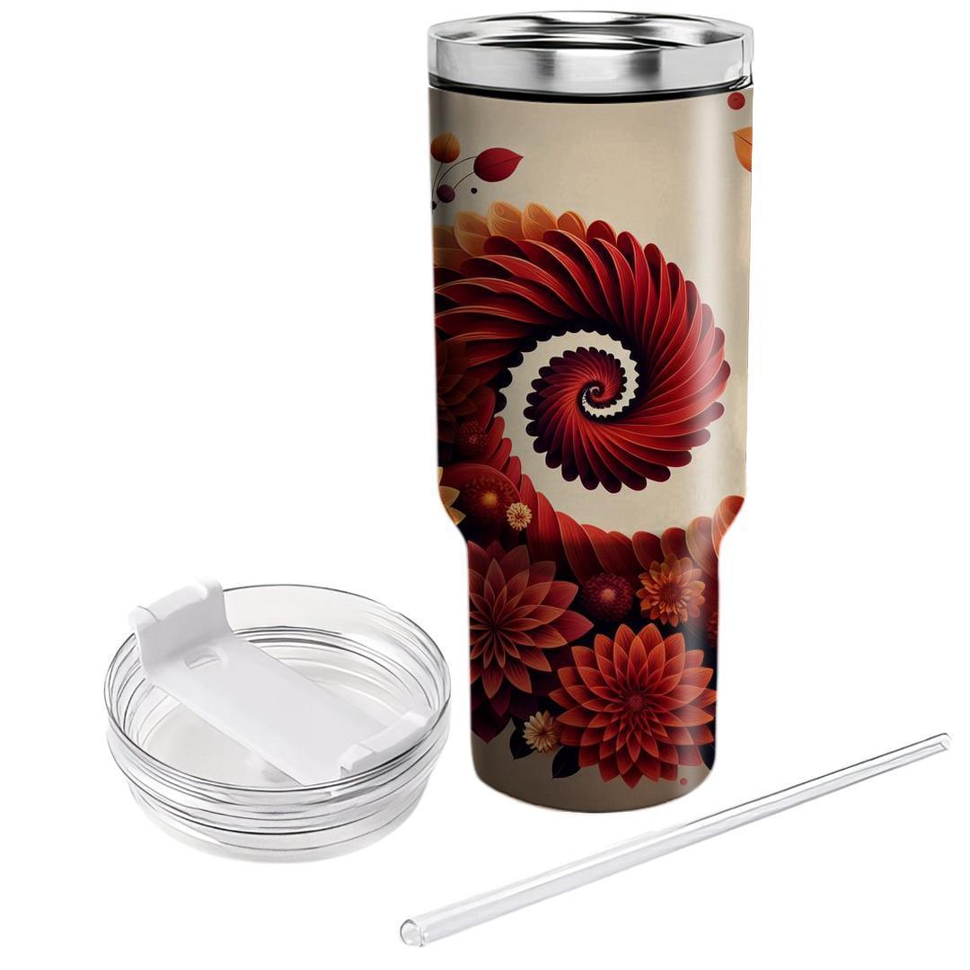 Autumn Dahlia Dreams  Insulated Tumblers
