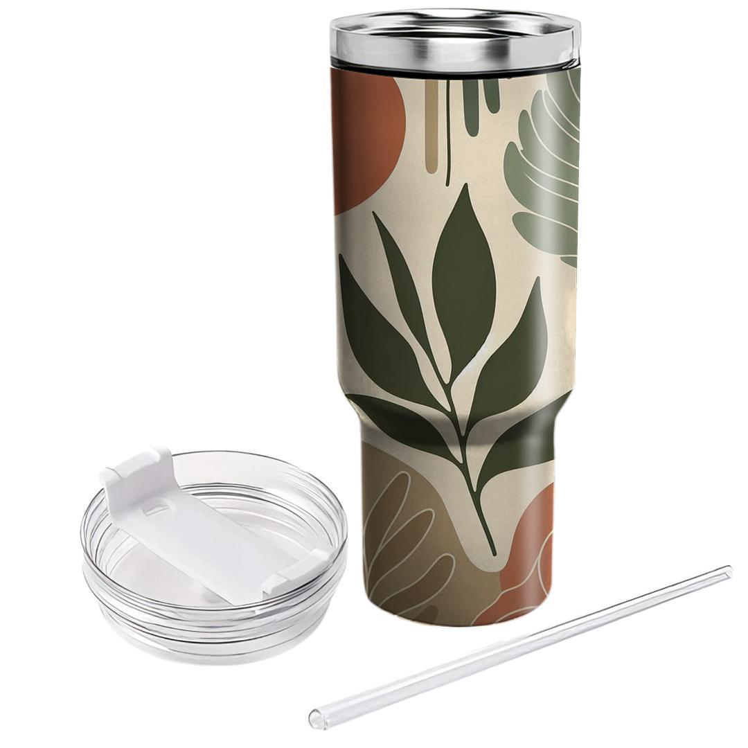 Earth Tones Elegance  Travel Tumblers