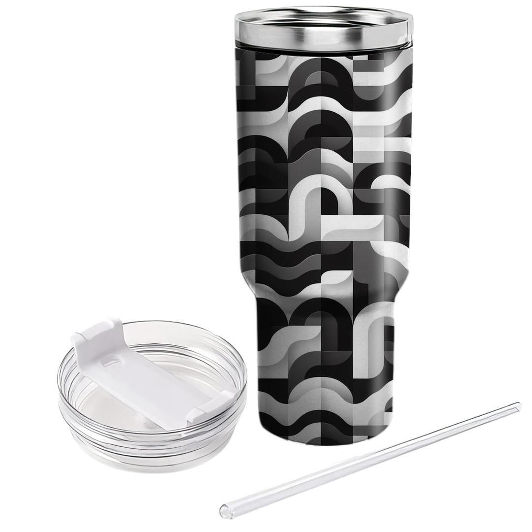 Minimalist Block Waves  Insulated Tumblers