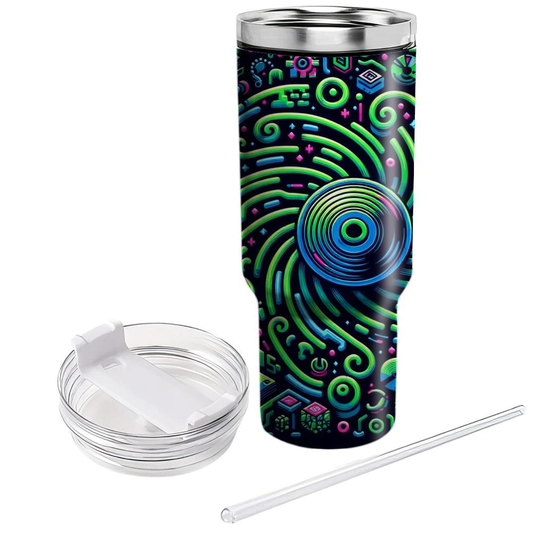 Techno Wonderland  Travel Tumblers