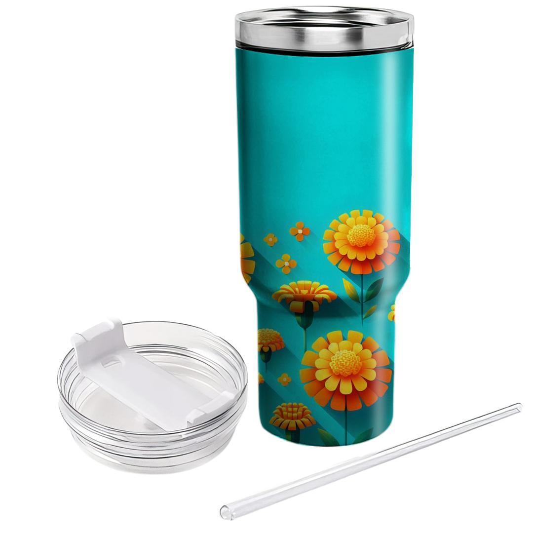 Joyful Marigold Melody  Insulated Tumblers