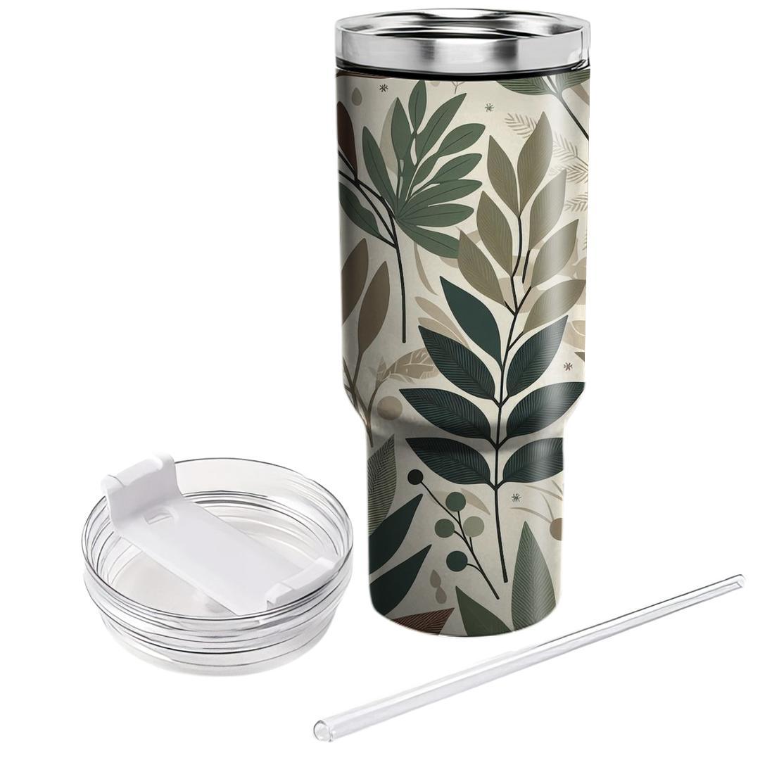Modern Botanical Prints  Travel Tumblers