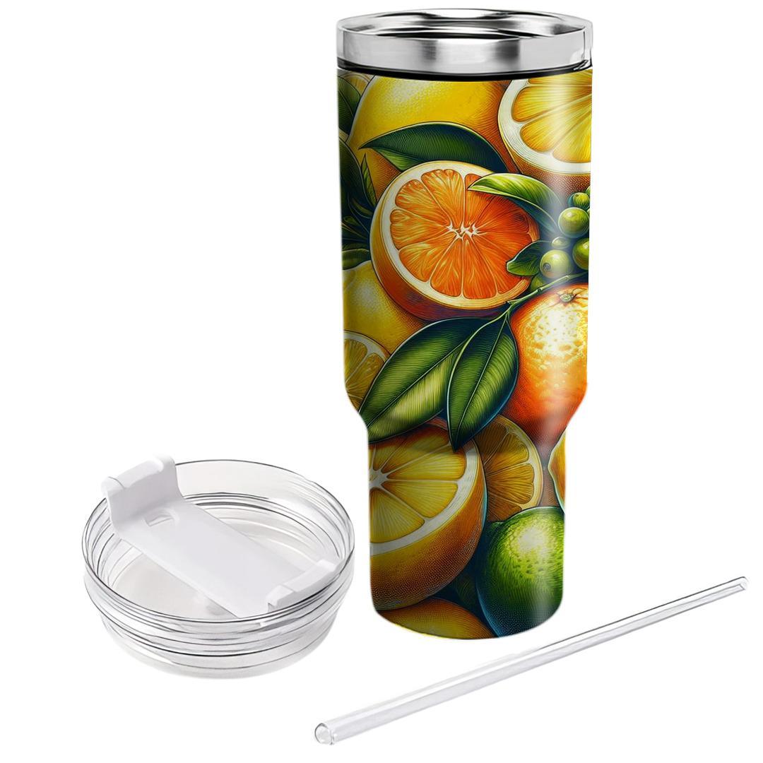 Classic Summer Citrus  Unique Tumblers