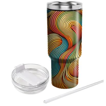 Retro  Waves  Travel Tumblers