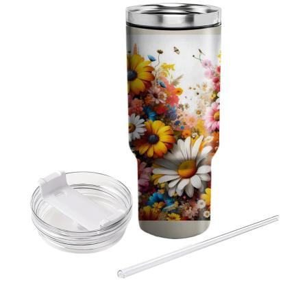 Hippie Vibe Flower Child  Travel Tumblers