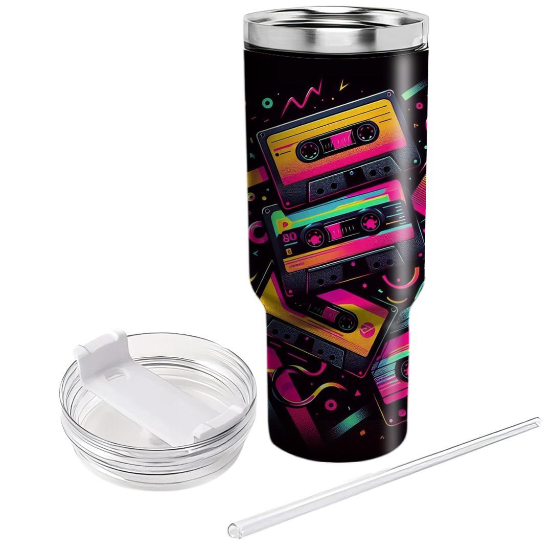 Cassette Tape Blast Travel Tumblers