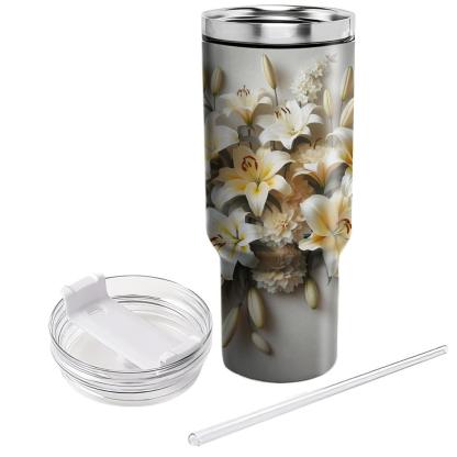 Ethereal Lily Cascade  Tumbler Cups