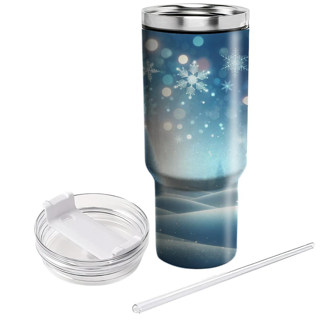 Enchanted Forest Of Winter - Seasonal Bliss  Personalized Tumblers