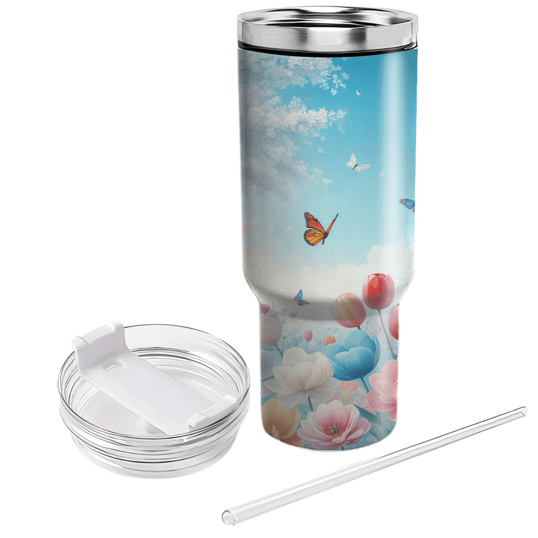 Spring Awakening Blossoms  Tumblers With Lids