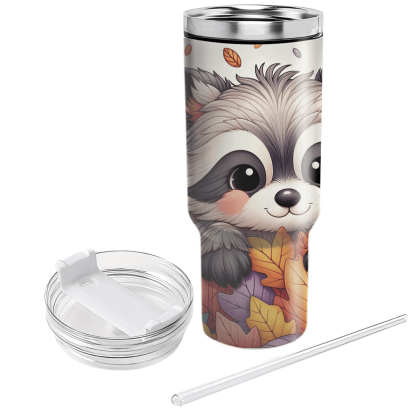 Whimsical Raccoon Mischief  Tumblers For Gifts
