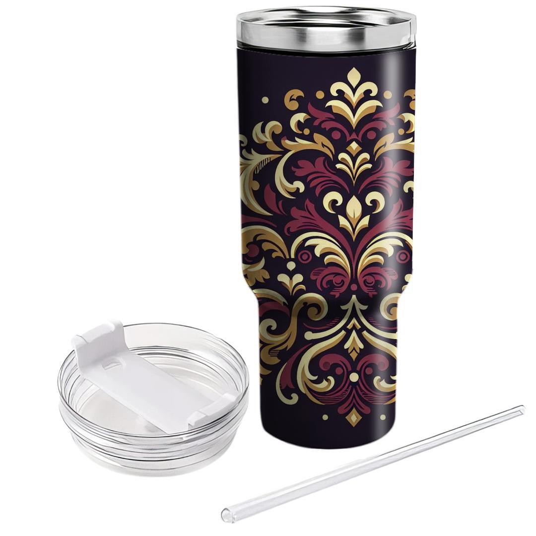 Regal Baroque Flourish  Tumblers With Lids