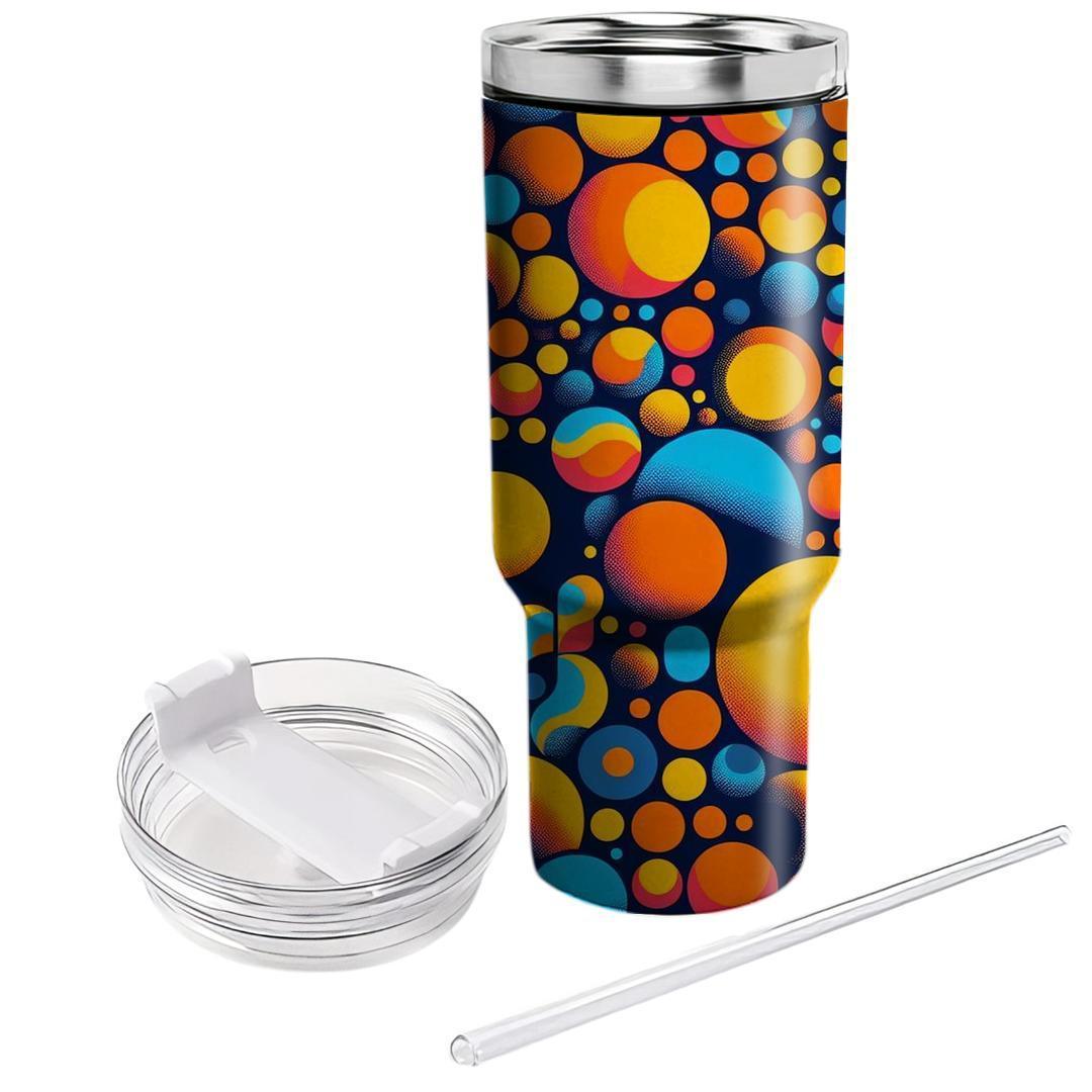Timeless Polka Dot Bliss  Travel Tumblers