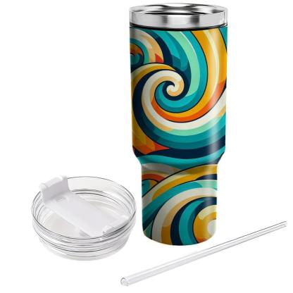 Vibrant Spiral Motif  Tumblers For Gifts