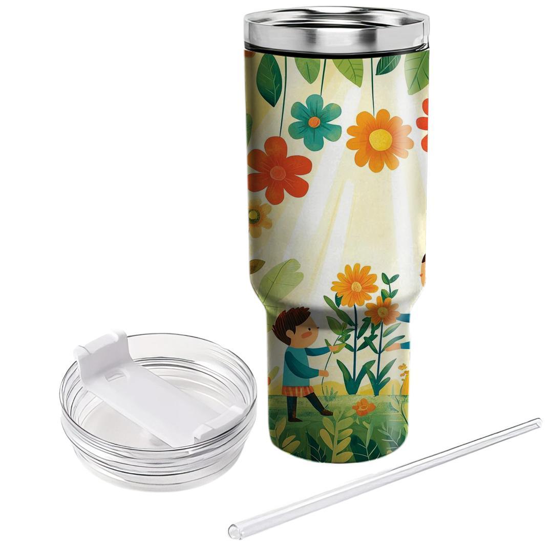 The Garden Of Memories: A Mother’s Love In Full Bloom Tumblers With Lids