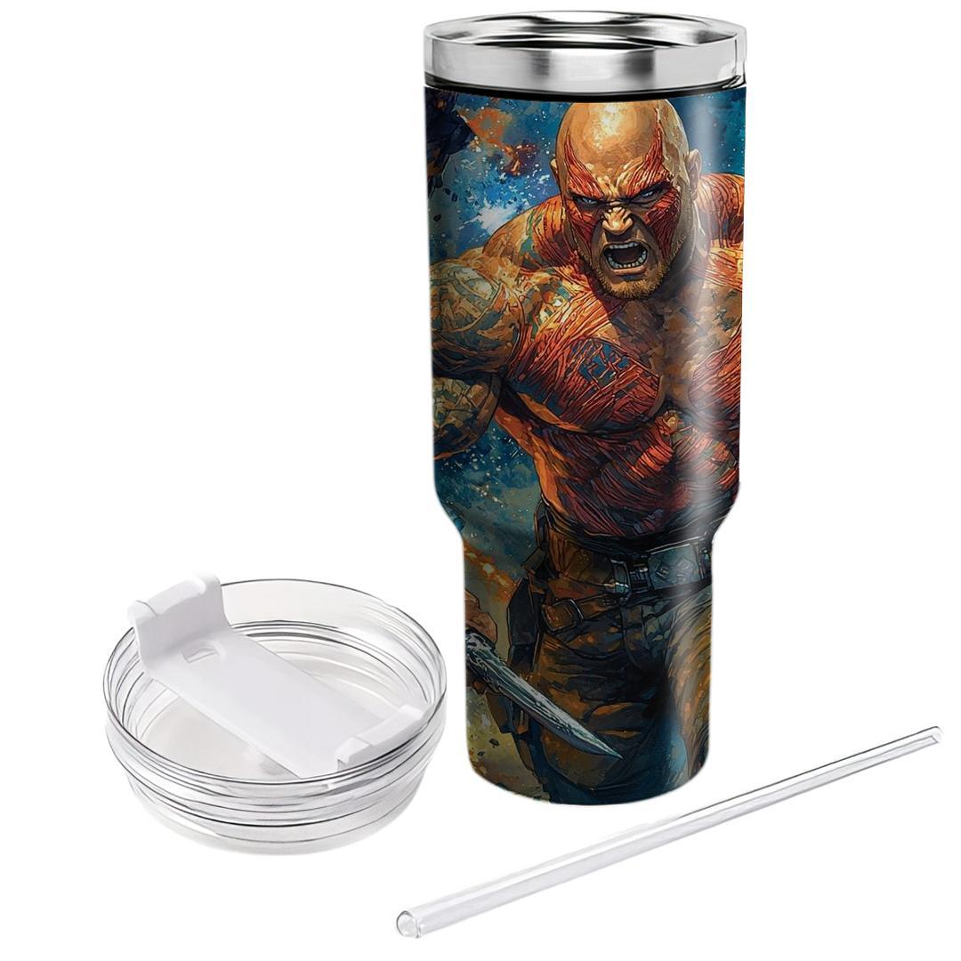 Dave Bautista: The Mighty Drax Of The Guardians Decorative Tumblers