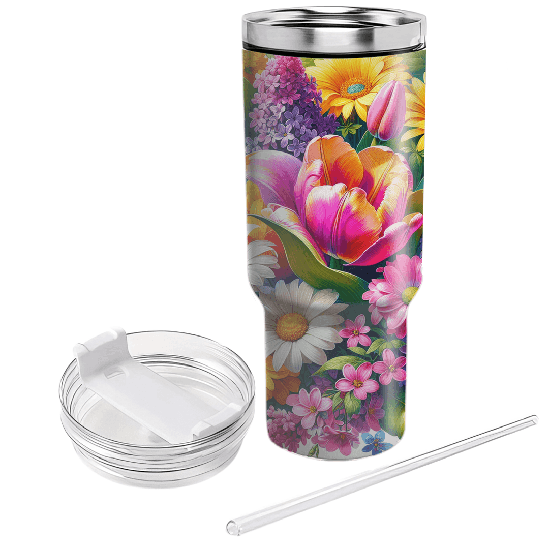 Blossoming Garden  Custom Tumblers