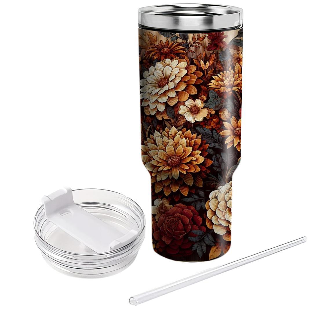 Bohemian Floral Rhapsody  Unique Tumblers