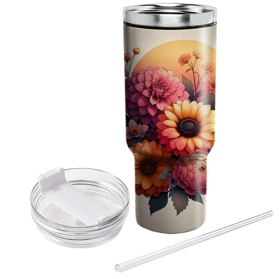 Garden Sunset  Tumbler Cups