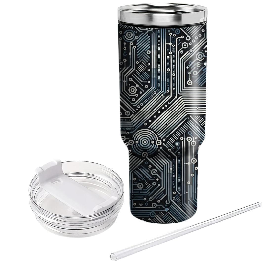 Futuristic Circuit Matrix  Tumblers For Gifts