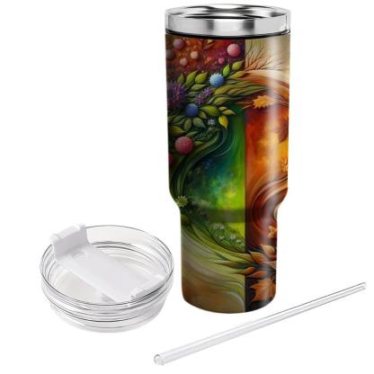 Embrace The Seasons - Equinox Celebration  Tumblers With Lids