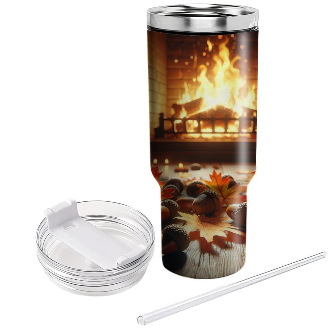 Autumn Fireside Reflections  Decorative Tumblers