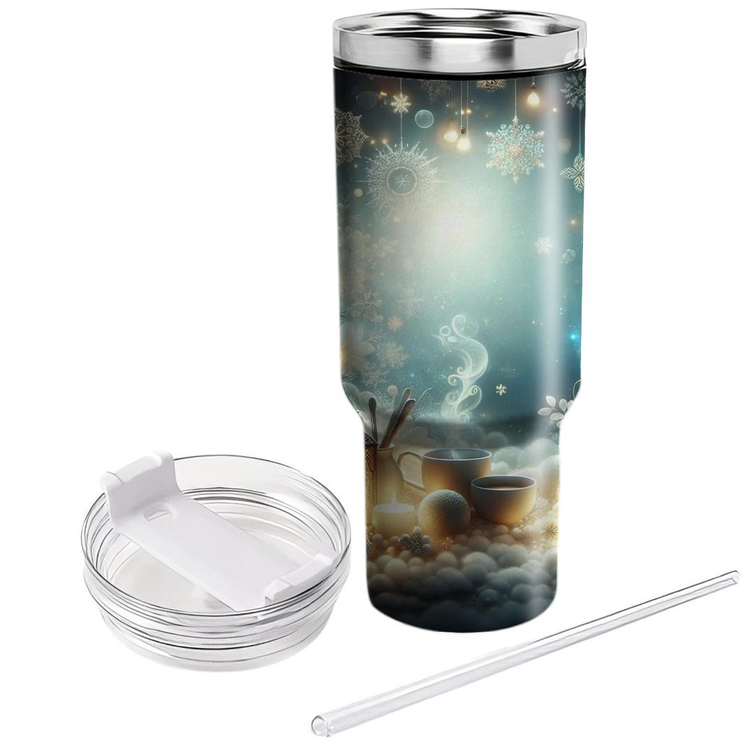 Winter's Embrace - A Cozy Christmas  Tumbler Cups