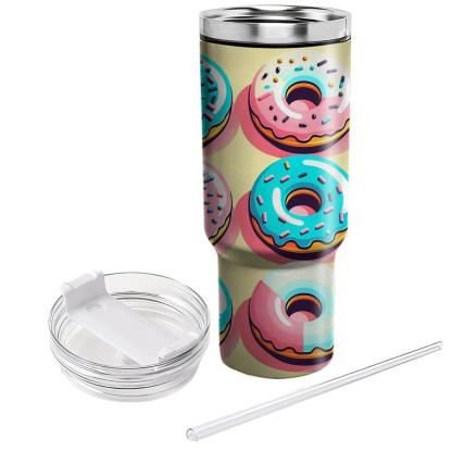Cheerful Donut Delight  Personalized Tumblers