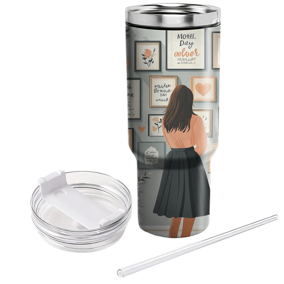 Pillars Of Strength: A Custom Inspirational Quote Wall Unique Tumblers