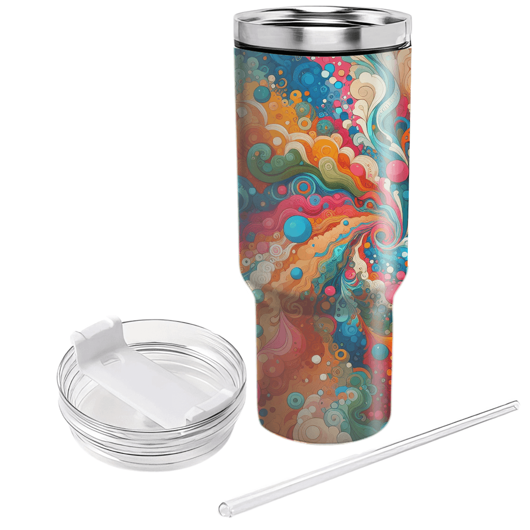 Tie-dye Paradise  Custom Tumblers