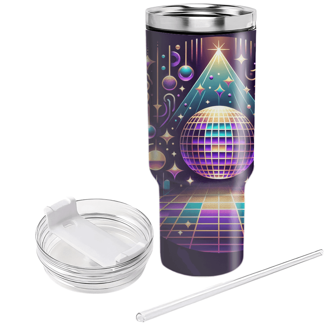 80s Disco Lights Travel Tumblers