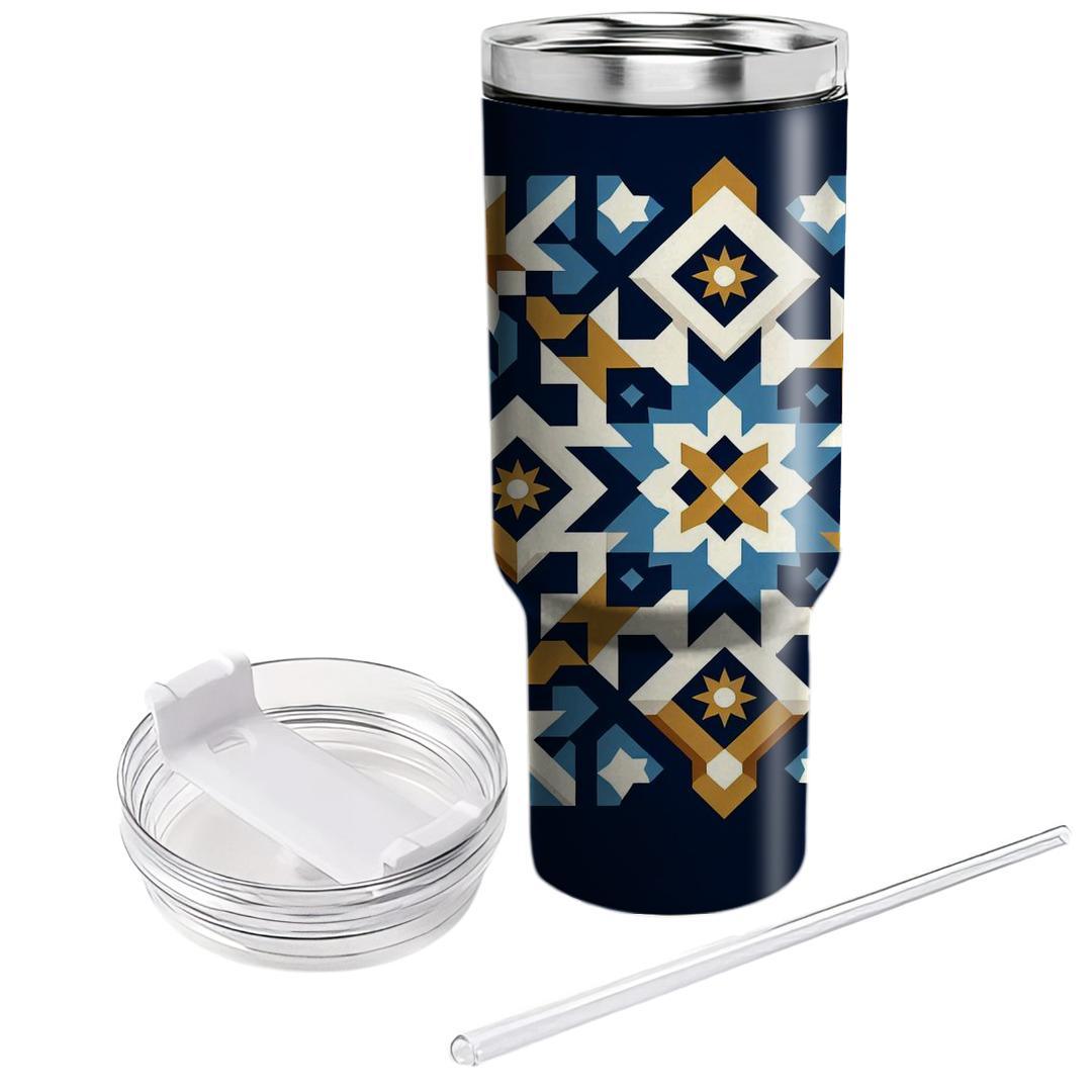Intricate Moroccan Mosaic  Custom Tumblers