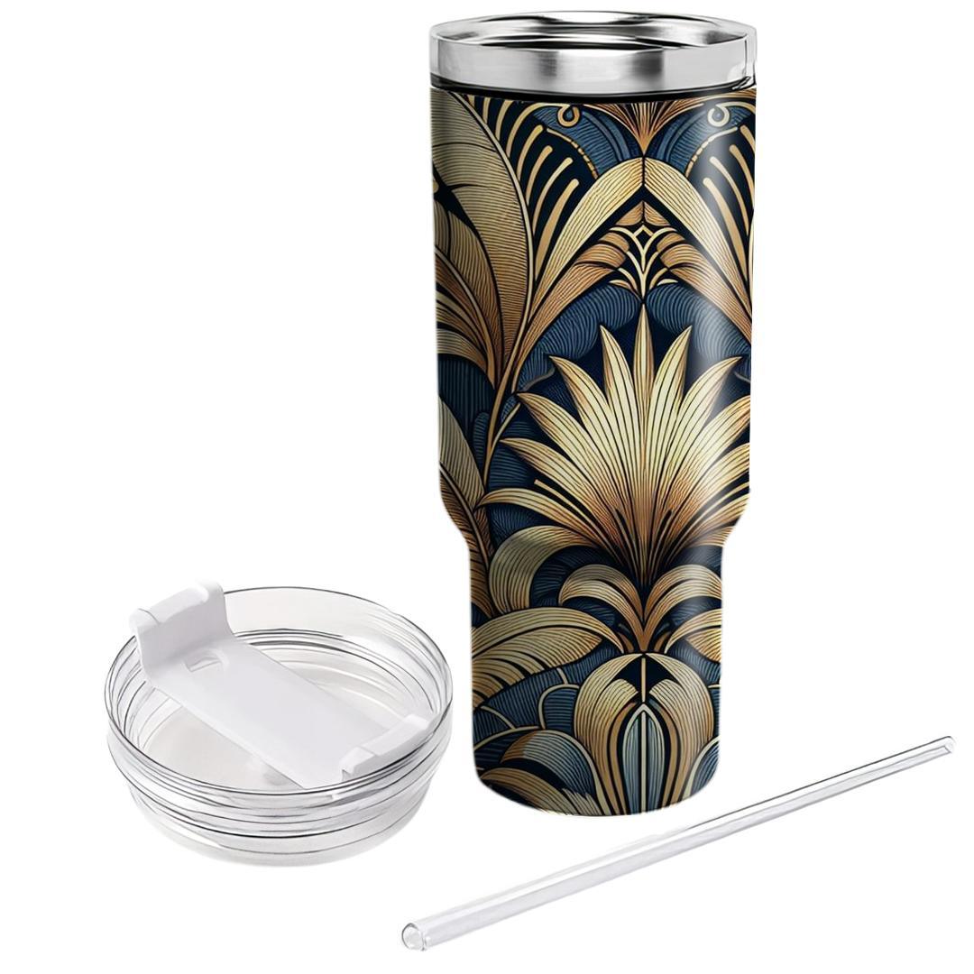Art Deco Feather Fan  Custom Tumblers