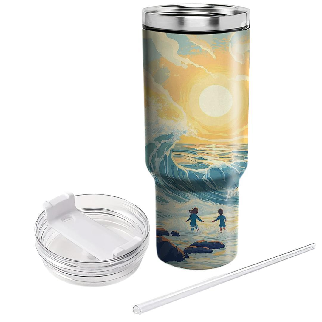 The Tidal Waves Of Love: A Mother’s Unyielding Support Insulated Tumblers