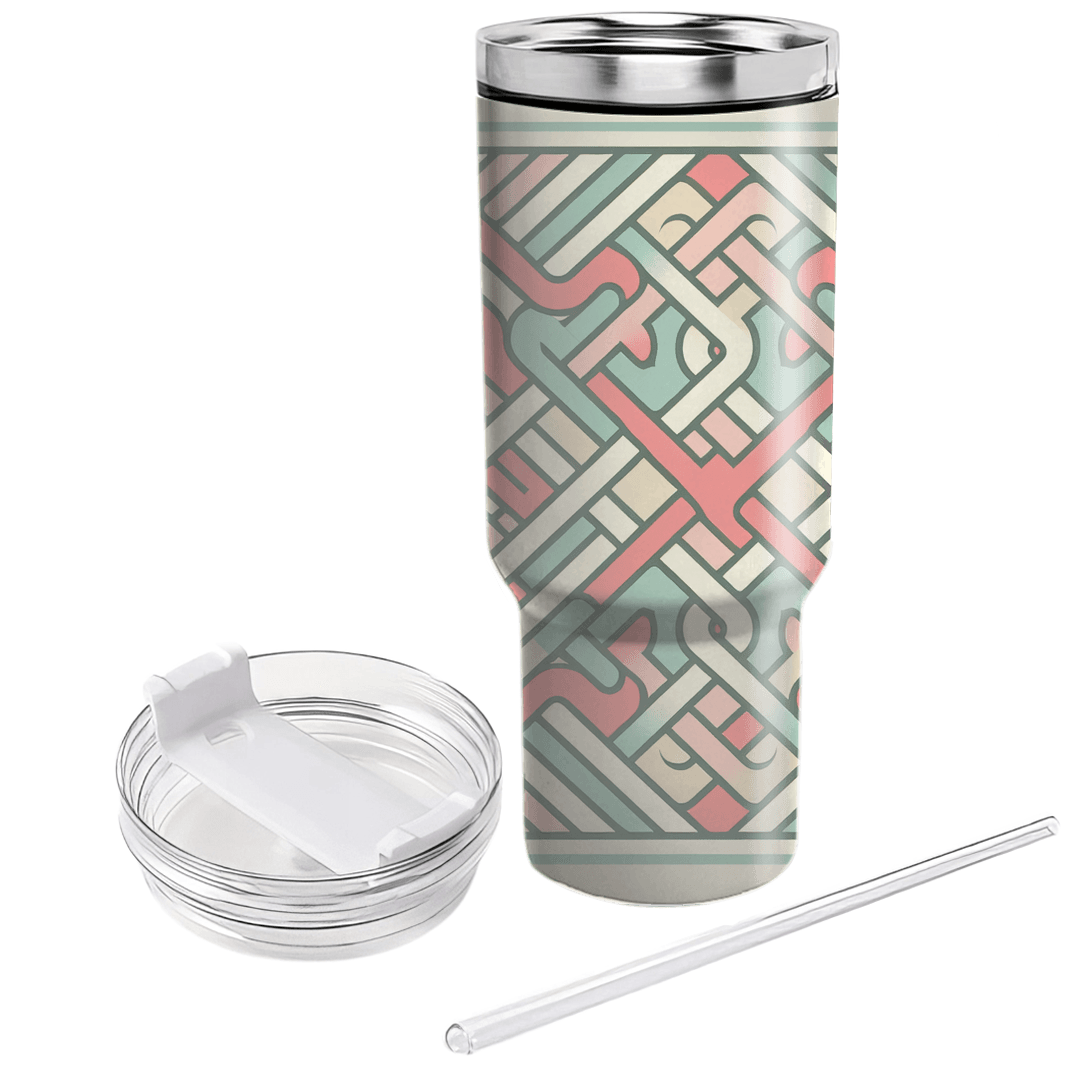 Lattice Weave Elegance  Custom Tumblers