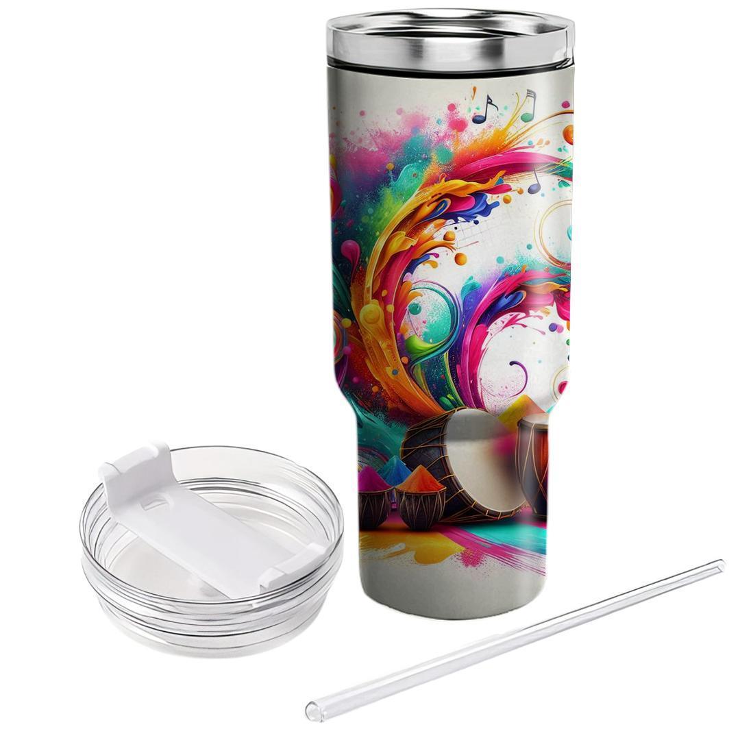 Festival Of Light And Sound - A Unique Holi  Tumbler Cups