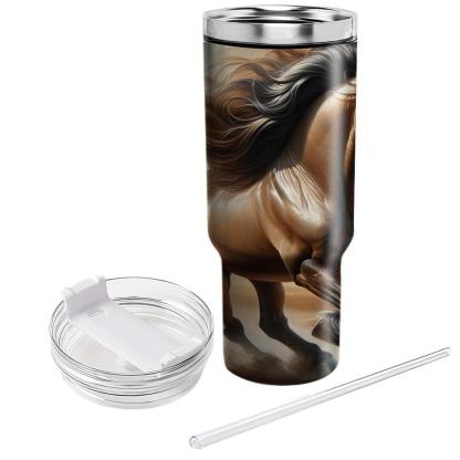 Noble Horse Gallop  Tumblers With Lids