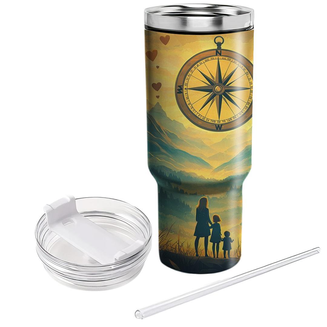 The Compass Of My Life: A Mother’s Guidance Through Challenges Tumblers With Lids