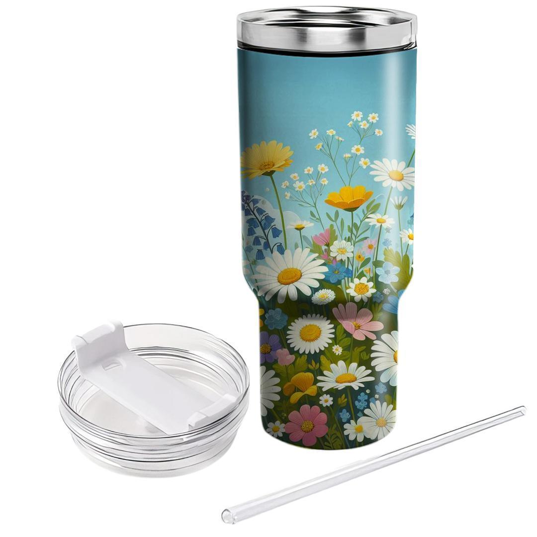 Breezy Floral Fields  Insulated Tumblers