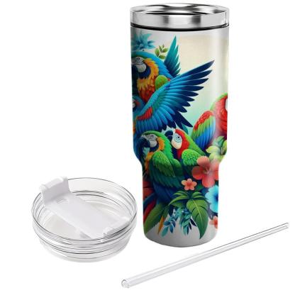 Playful Parrots  Insulated Tumblers