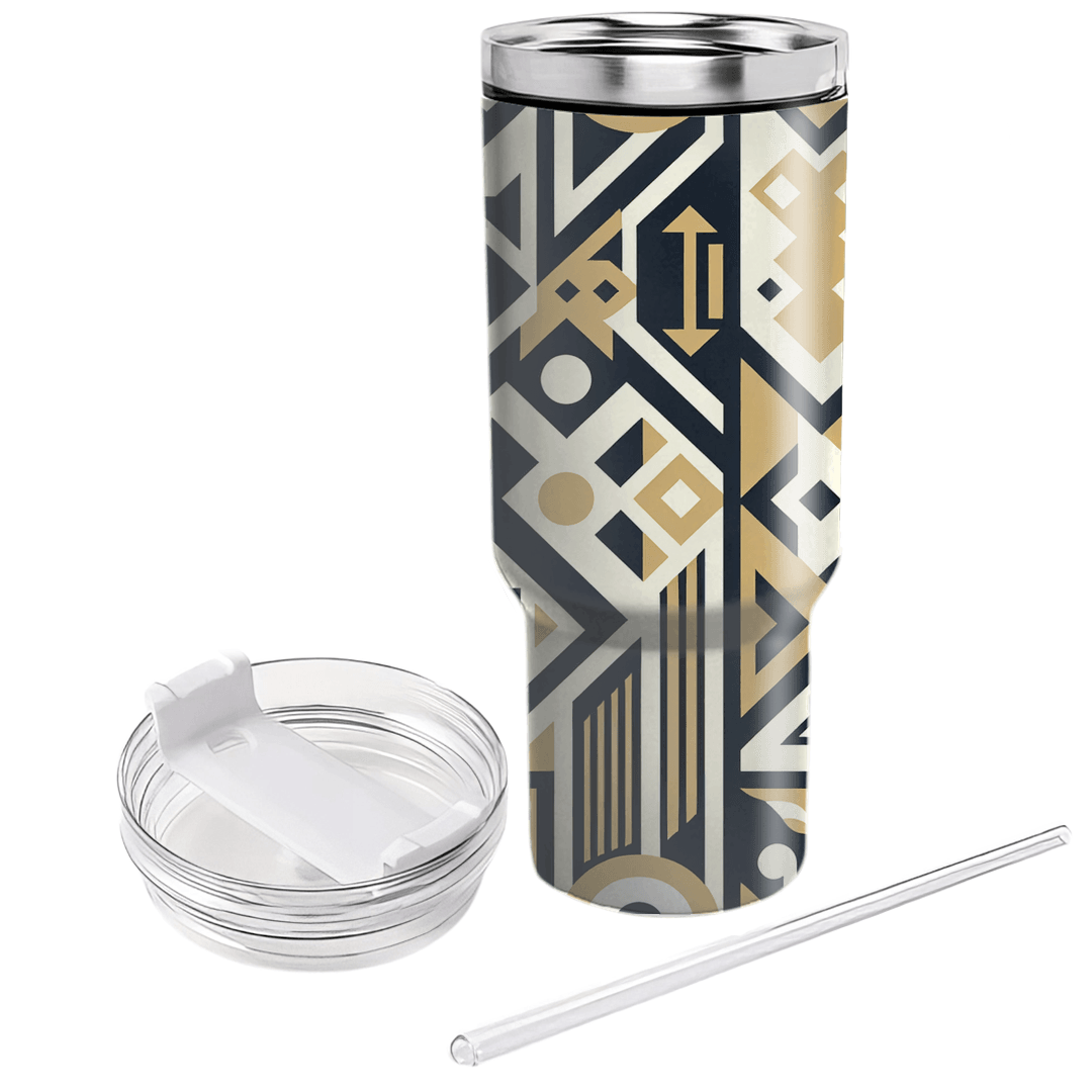 Art Deco Geometry  Custom Tumblers